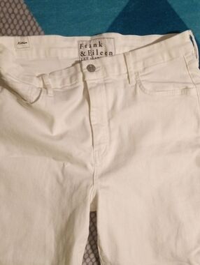 Frank & Eileen High-Rise White Jeans